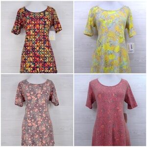 4 New LuLaRoe XXS Perfect Tees